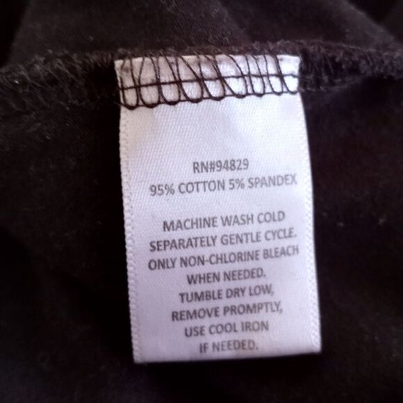 DEREK HEART BLACK TANK BODYCON DRESS SZ.1X EUC - Picture 8 of 8